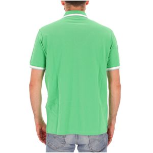 Cotton pique polo shirt with embroidered logo