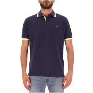 Cotton pique polo shirt with embroidered logo