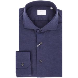 Camicia Tailor Fit active blu melange