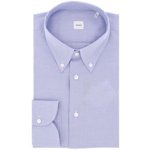 Camicia pied de poule in cotone
