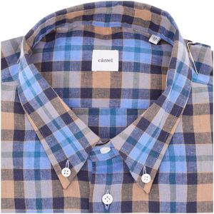 Camicia multicolore a maniche lunghe  con pochette