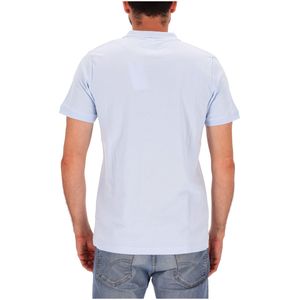 Cotton pique polo shirt with logo