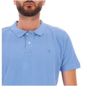 Cotton pique polo shirt with logo