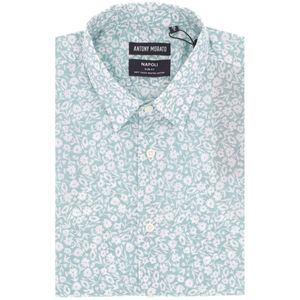 Printed slim fit Napoli shirt