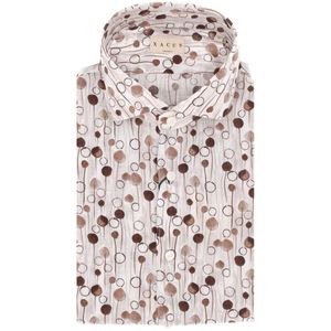Camicia tailor fit in cotone stampato