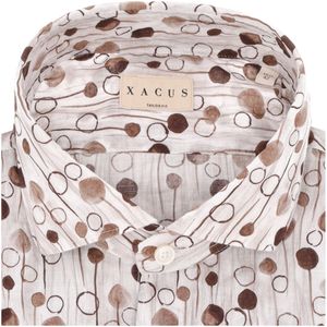 Camicia tailor fit in cotone stampato