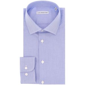 Light blue shirt with button closure