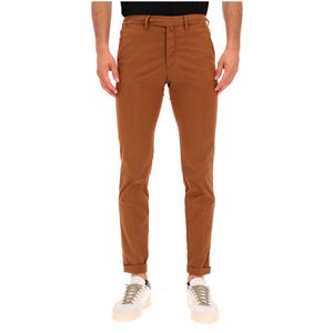Pantaloni in tela di cotone con tasca americana