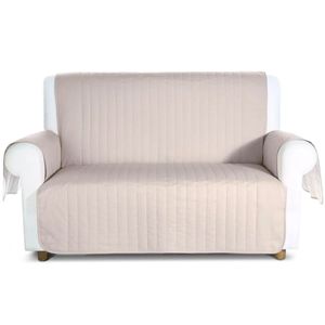 Bicolor three-seat sofa cover