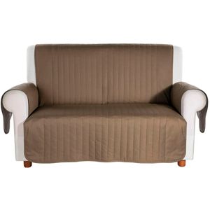 Bicolor double sofa cover