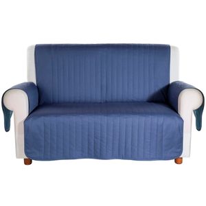 Bicolor double sofa cover