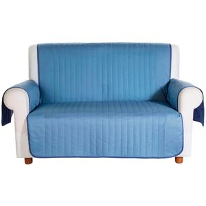 Bicolor double sofa cover