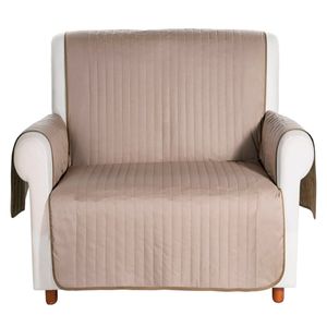 Bicolor armchair cover