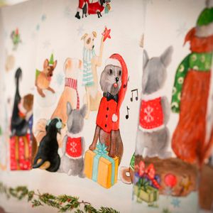 Tovaglia Jingle Woof 170x270 cm