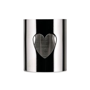 Napkin holder with perforated heart