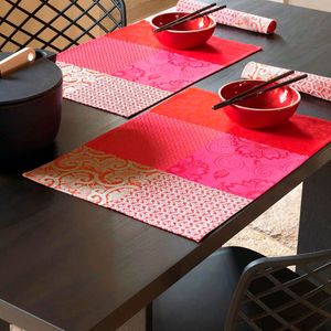 Flowers of Kyoto stain-resistant placemat 52x38