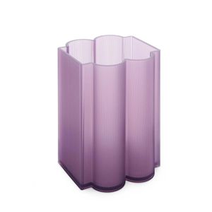 Low purple Okra vase