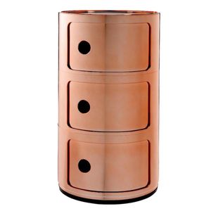 Modular Metal Copper three compartments