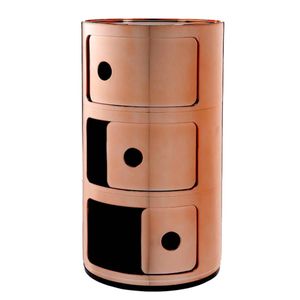 Modular Metal Copper three compartments