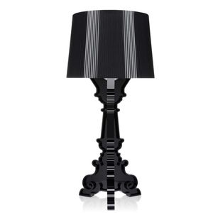 Lampada Bourgie Trasparente Nera