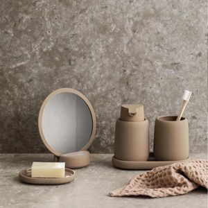 Soap holder They are beige