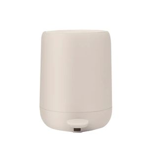 Bathroom wastebasket I am beige
