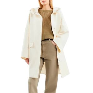 Parka con cappuccio in jersey tecnico