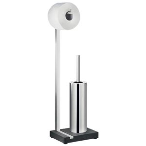 Menoto toilet roll holder with toilet brush
