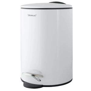 White tube 3L pedal bin