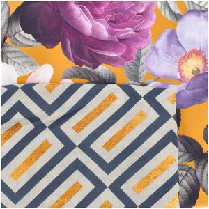 Floral duvet cover set for 2 squares