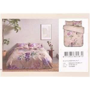 Copripiumino Wild Flower Walnut 2 piazze