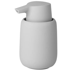 Gray soap dispenser