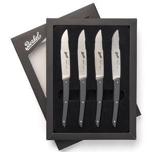 Set 4 coltelli bistecca nero