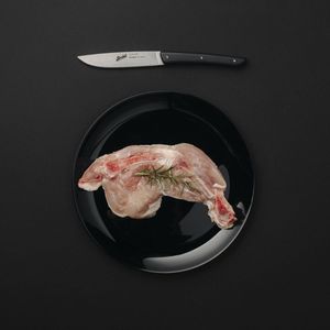 Set 4 coltelli bistecca nero