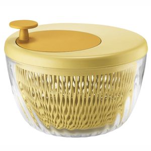 Yellow Spin&Store Preparation salad spinner