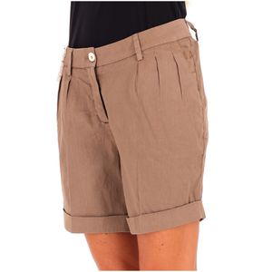 Berenice chino shorts in cotton and linen