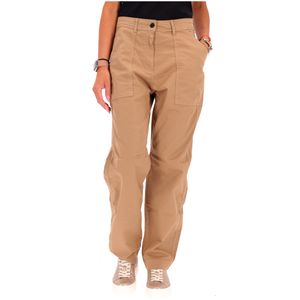 Pantalone marrone con tasconi chino