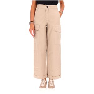 Pantalone con tasca cargo con risvolto