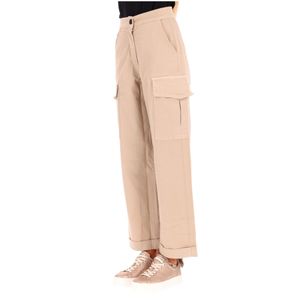 Pantalone con tasca cargo con risvolto