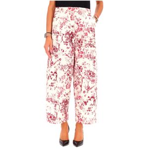Pantalone floreale con 3 tasche