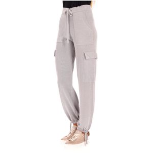 Pantalone grigio con tasche cargo