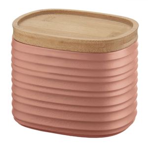 Tierra brick jar with bamboo lid