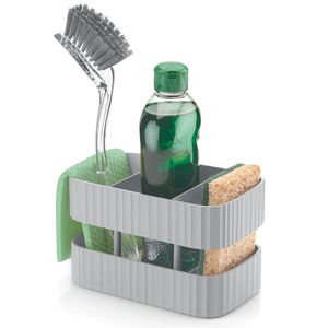 Gray sink organizer