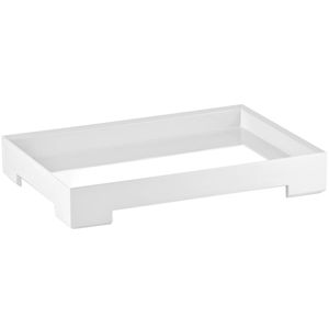 Vassoio Essence bianco rettangolare