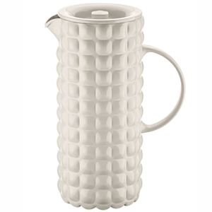 Milk white Tiffany carafe with lid