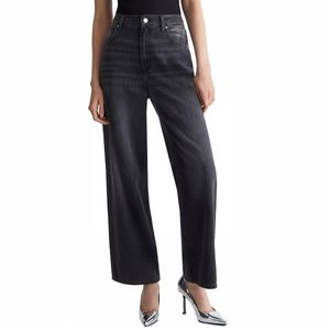 Jeans flare in denim di cotone