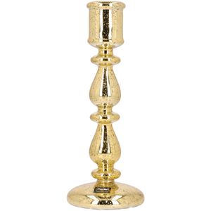 Mina gold glass candlestick 24cm