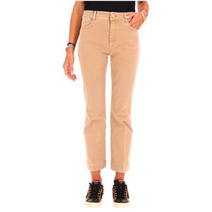 Jeans in denim con linea mini flare Enna