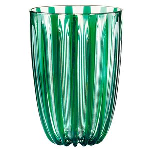 Dolcevita tall emerald tumbler glass