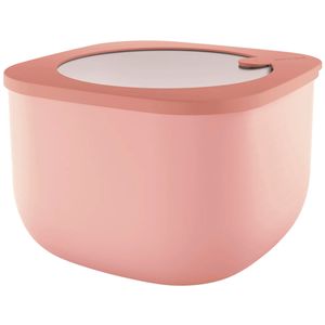 Tall food storage container pink L